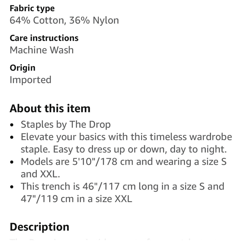 The Drop Beige Women's Trench Coat - Picture 4 of 4
